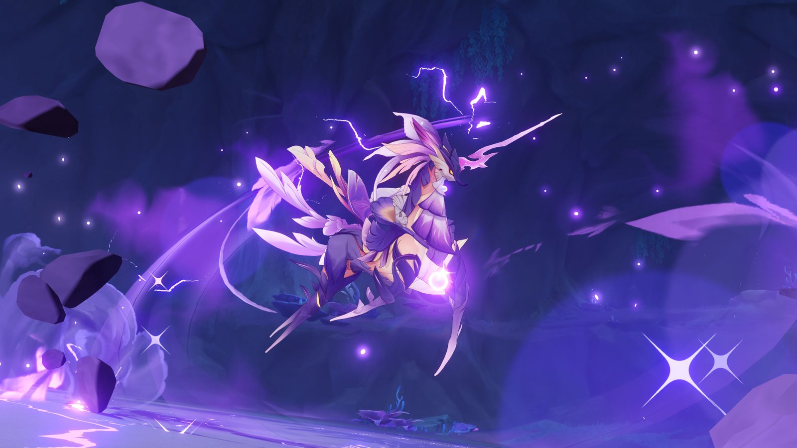 Pearlmillennial Sea Steed, one of the new bosses in version 4.1.