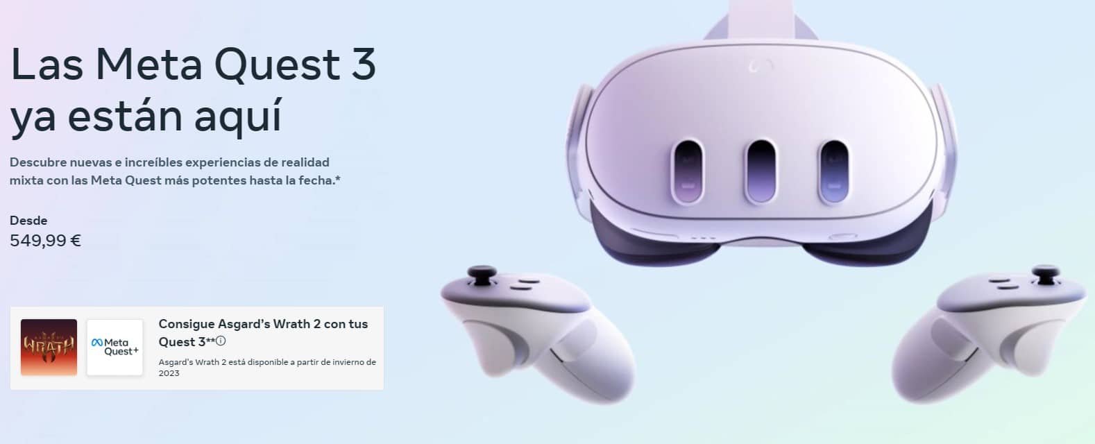 The price of Meta Quest 3 in Spain confirmed: they will not be cheap at all 74 Price meta quest 3