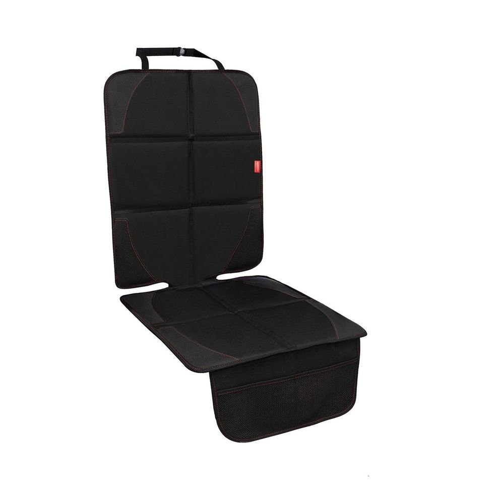 MORROLS Car Seat Protector, Isofix Compatible Car Seat Protector, Child Car Seat Protector from Stains and Damage - Waterproof (Black, 1pc)