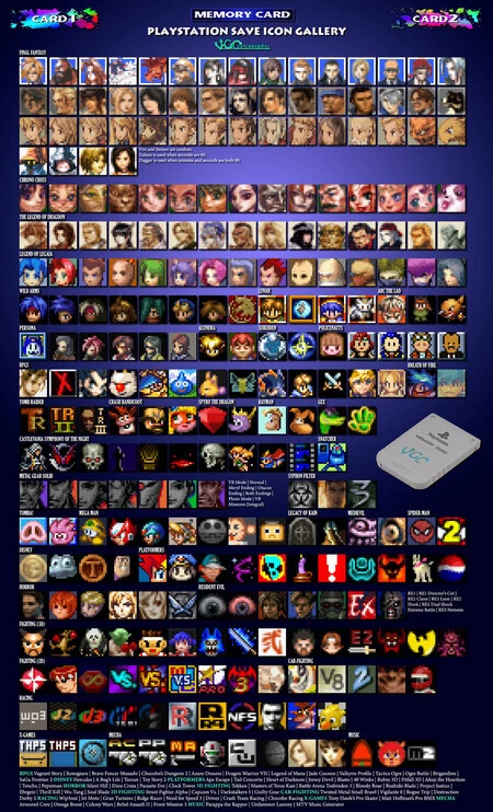 Playstation Ps1 memory card