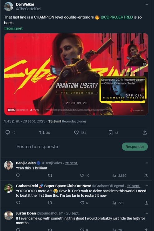 Players have reacted to Cyberpunk 2077's alleged hidden message