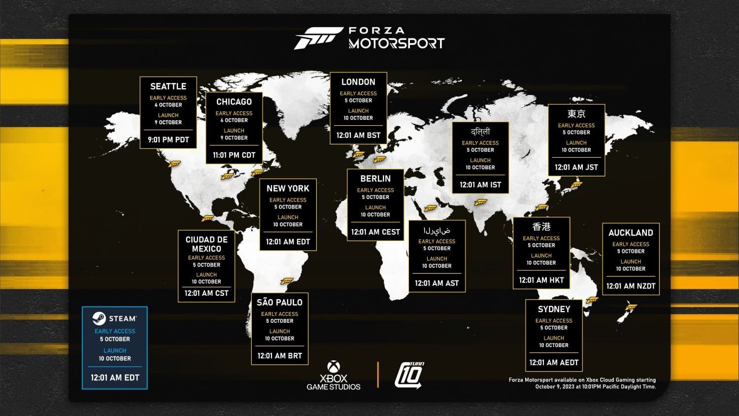See what time Forza Motorsport will be available in your region 74 See what time Forza Motorsport will be available in your region 44