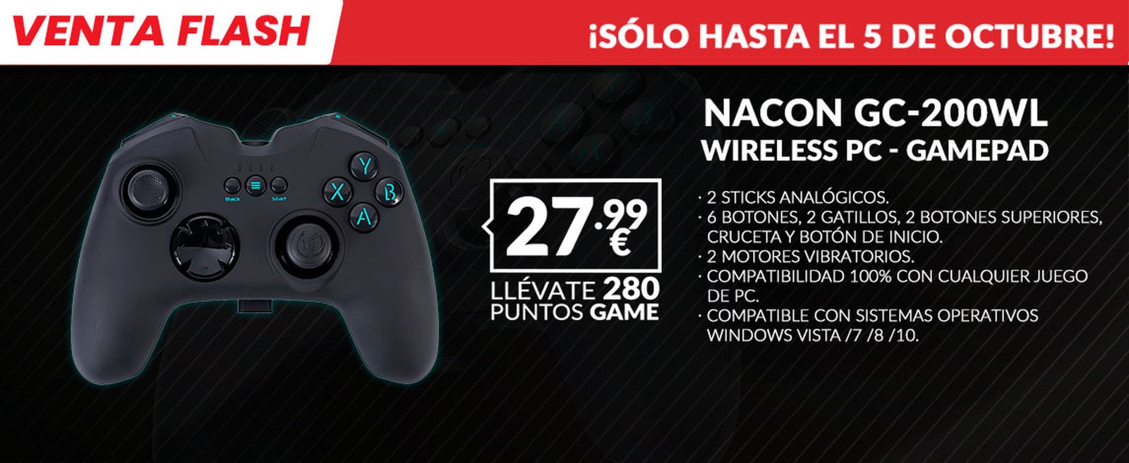 NACON GC-200WL WIRELESS
