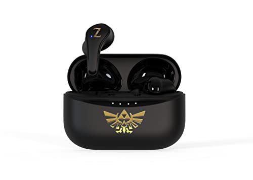 OTL Technologies - Zelda Wireless Bluetooth V5.3 Headphone with Charging Box, Black