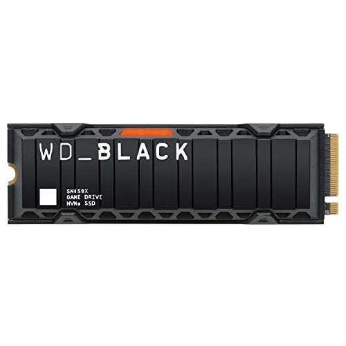 WD_BLACK SN850X 2TB M.2 2280 Gaming Drive with Heatsink PCIe Gen4 NVMe up to 7300MB/s