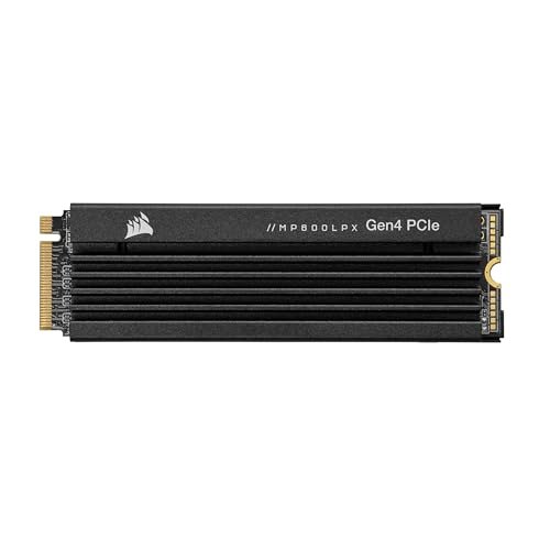 Corsair SSD MP600 PRO LPX M.2 NVMe PCIe x4 Gen4 1TB PS5 Optimized Black 1 Drive