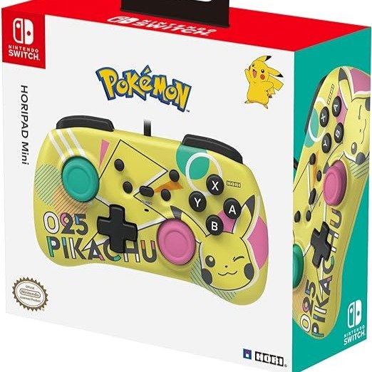 Hori con Cable Horipad Mini (Pikachu Pop)