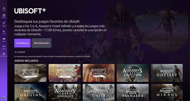 Ubisoft+, not Amazon Luna