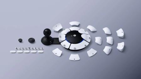 An exploded view of the access controller with all its parts