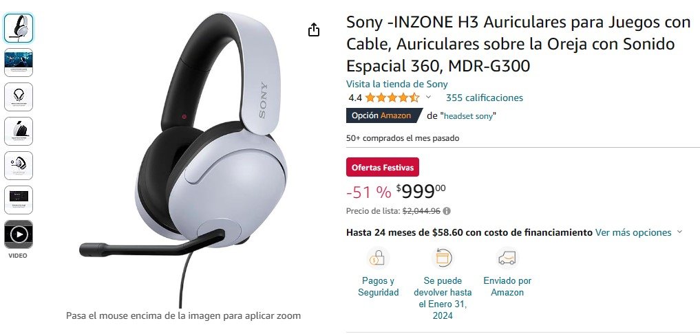 Enjoy immersive sound with these Sony INZONE headphones