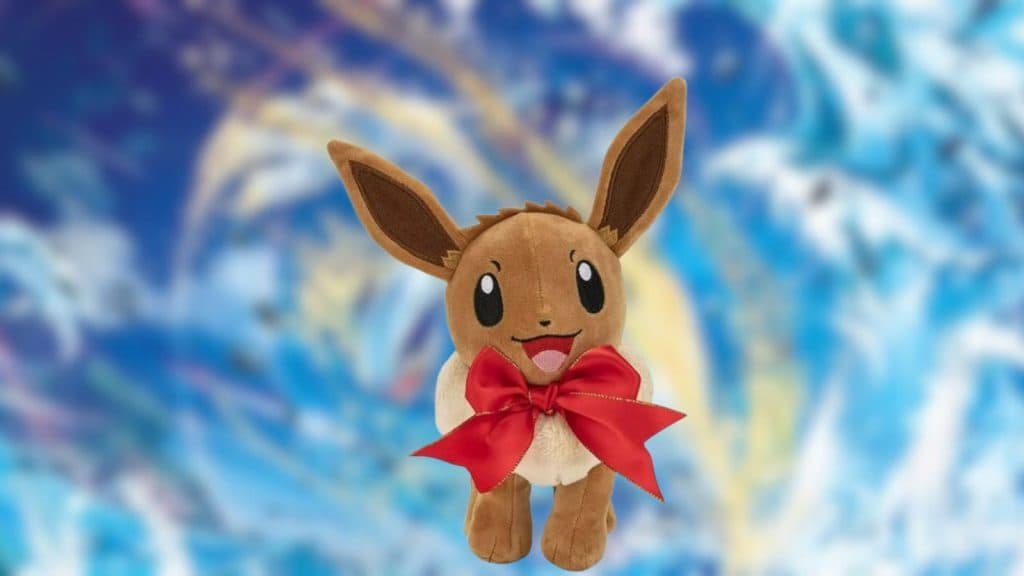 Pokemon Eevee Holiday Plush Bow - 8