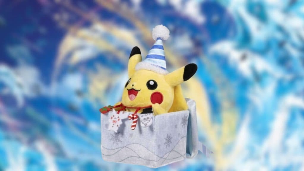Pokemon 2021 Holiday Pikachu Underwater Plush