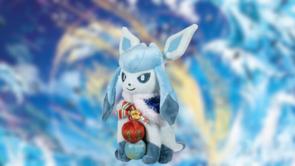 Pokemon 8 Inch Poke Plush - Underwater Holiday Glaceon