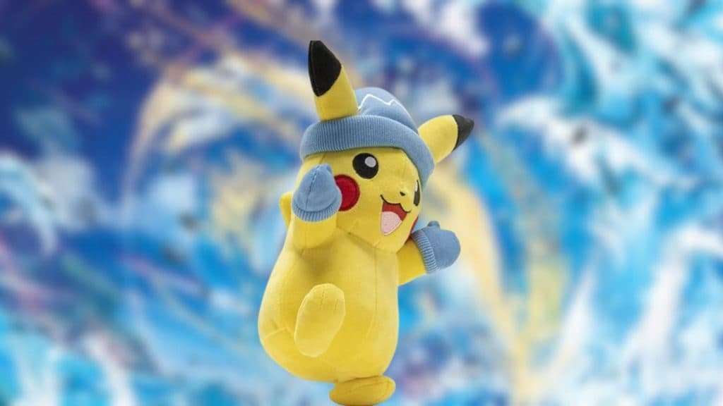 Pokemon Pikachu Festive Plush Mittens