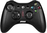 MSI FORCE GC30 V2 Wireless Gamepad Controller for PC - 2.4GHz, 600mAh Li-ion Battery, Replaceable D-Pad Covers, 2 Vibration Motors, USB 2.0 - Wired/Wireless