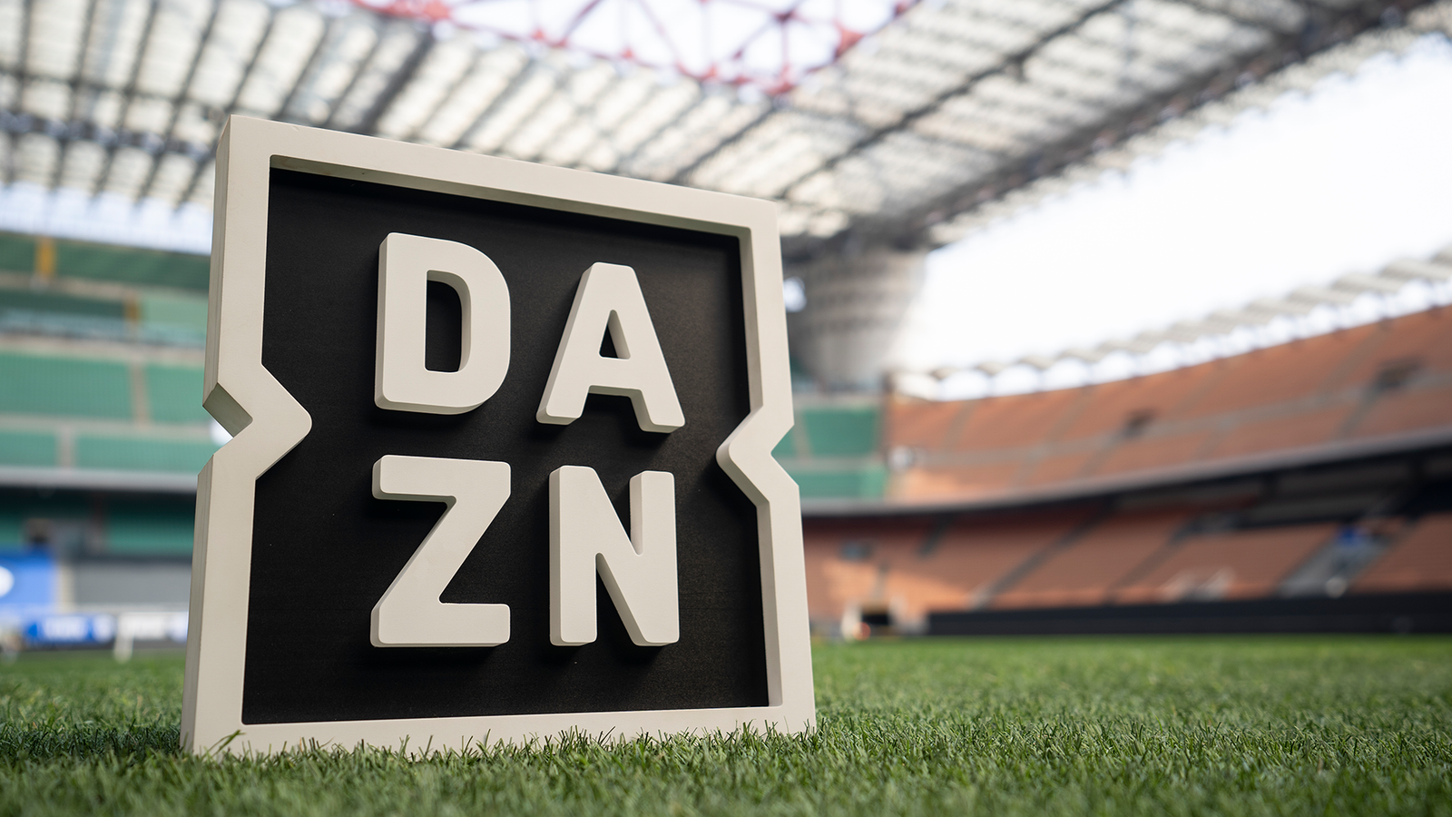 DAZN Logo, San Siro Stadium, Serie A TIM