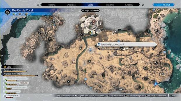 Final Fantasy VII Rebirth - Corel Desert Chocobotaxi Stops: Stop South of the Gold Saucer