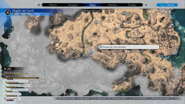 Final Fantasy VII Rebirth - Corel Desert Chocobotaxi Stops: Southwest Stop