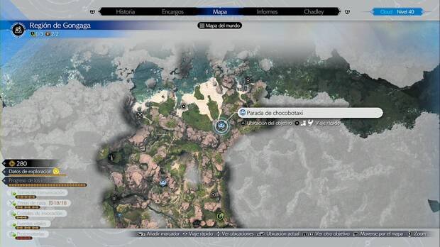 Final Fantasy VII Rebirth - Chocobotaxi stops in the region