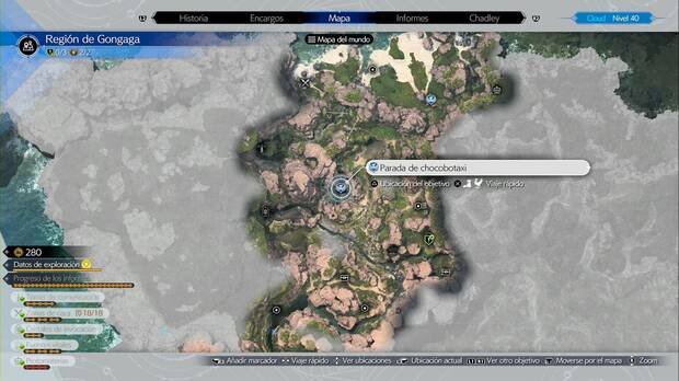 Final Fantasy VII Rebirth - Chocobotaxi stops in the region