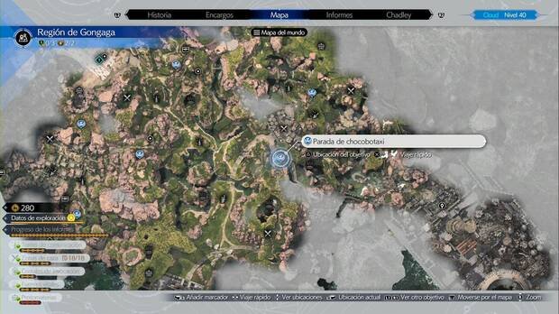 Final Fantasy VII Rebirth - Chocobotaxi stops in the region