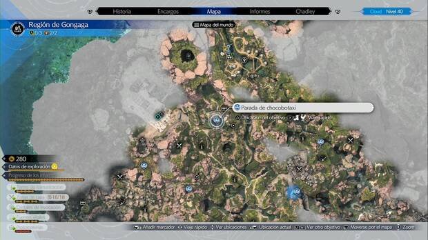 Final Fantasy VII Rebirth - Chocobotaxi stops in the region