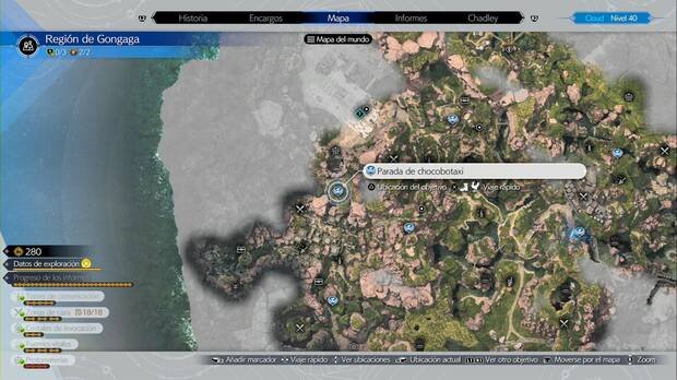 Final Fantasy VII Rebirth - Chocobotaxi stops in the region