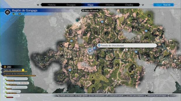 Final Fantasy VII Rebirth - Chocobotaxi stops in the region
