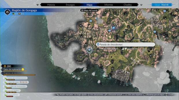 Final Fantasy VII Rebirth - Chocobotaxi stops in the region