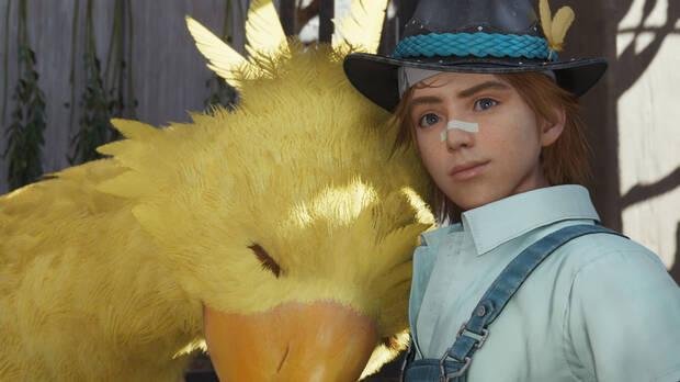 Final Fantasy VII Rebirth's homage to Google Chocobos race across the screen