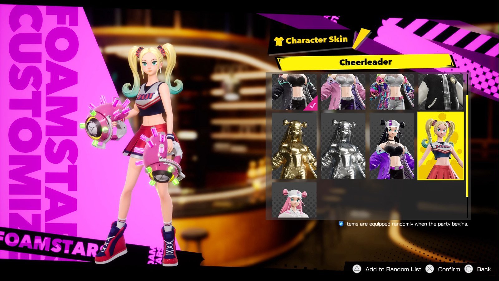 This time, Soa dressed as a cheerleader.