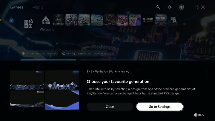 How to change PlayStation themes.