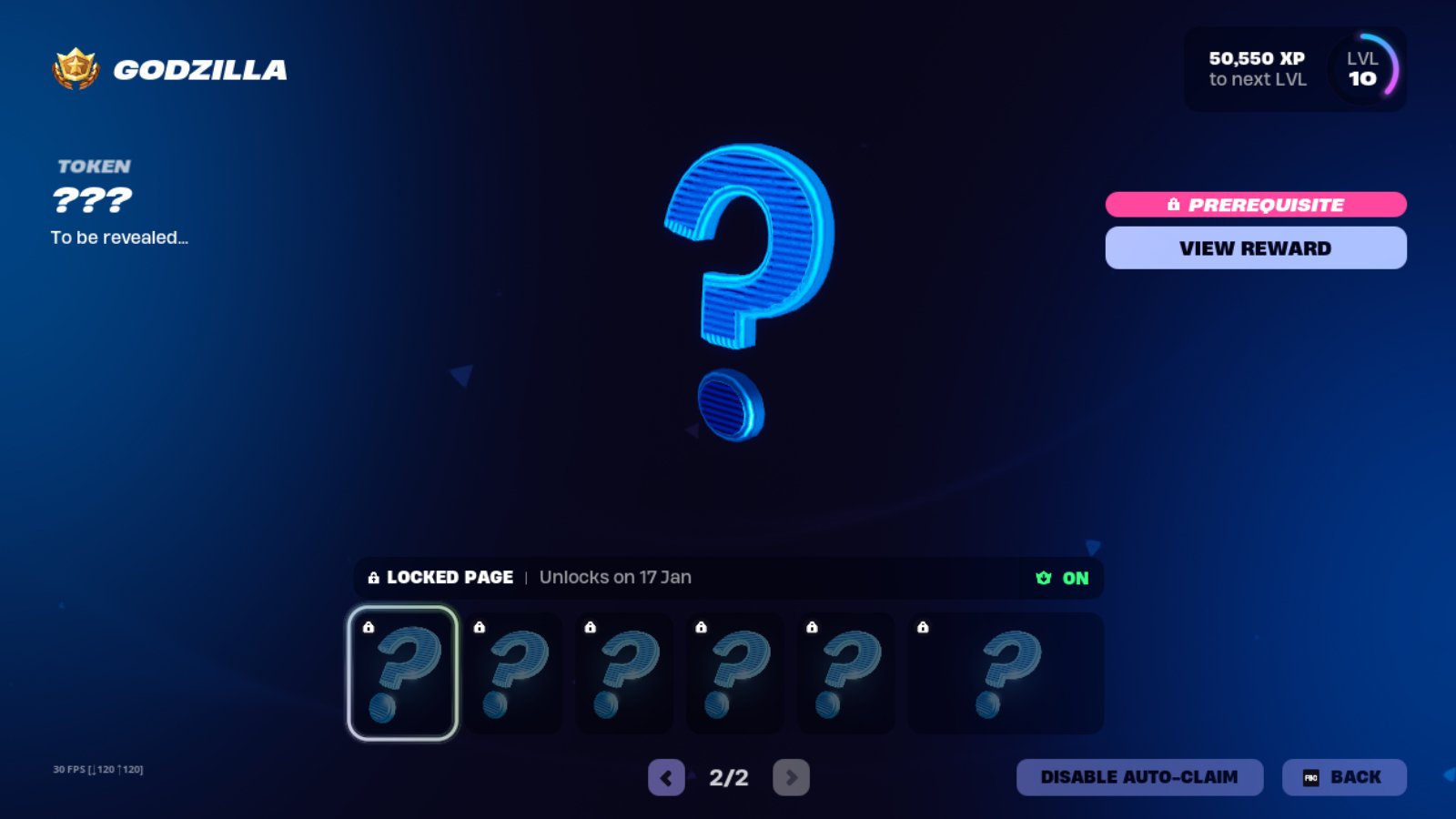 Fortnite Chapter 6 Season 1 Battle Pass Page 2 Rewards.