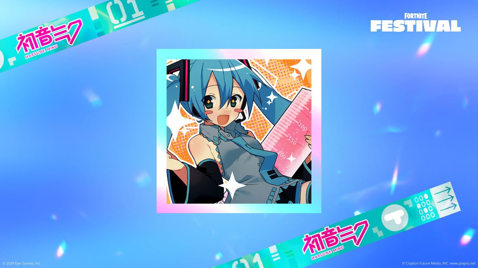 Hatsune Miku takes the stage at Fortnite Season 7 Festival Hatsune Miku shines in Fortnite Season 7 Festival