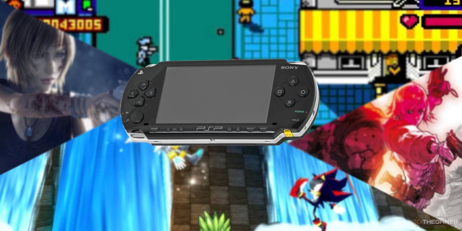 PSP translated into blurred background of their games.