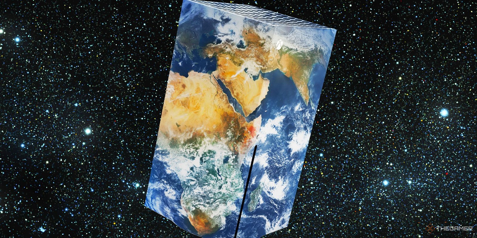 Earth, but it's Xbox hanging in space.