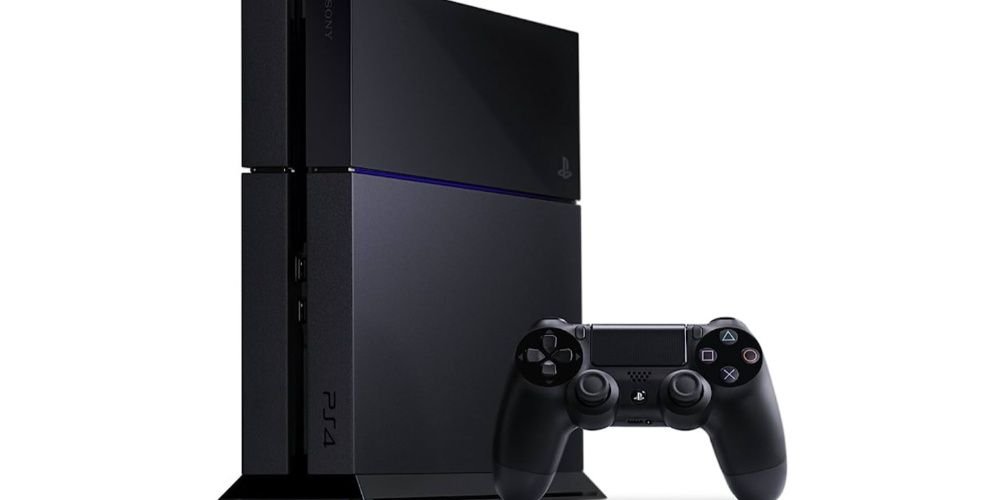 Plays station 4 with controller