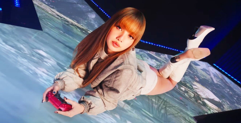 Blackpink Lisa PS5 Advertising