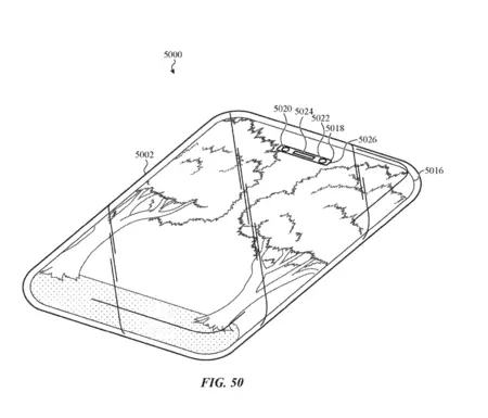 Patent of glass iPhone