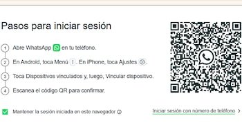 WhatsApp Web. (Infobae américa)