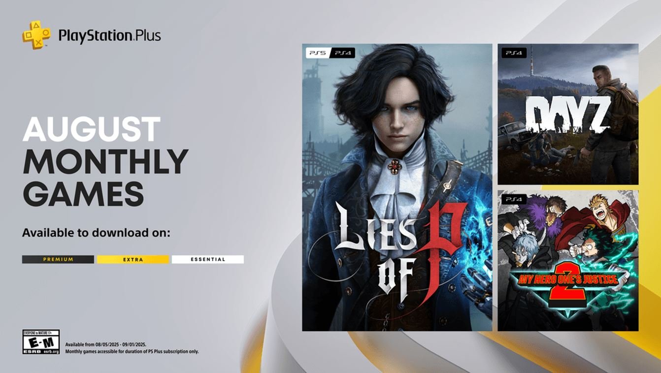 False P List PS Plus Free Games August 2025