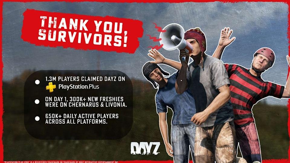 Dayz has great success among PS Plus subscribers