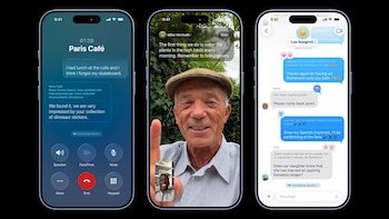 A cell phone is characterized