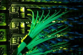 Network of cable fibers