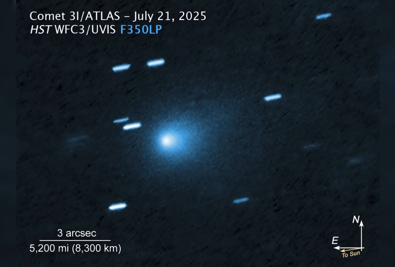 It emphasizes the presence of a nickel without ordinary traces of water or iron, which has never been seen in similar objects. (Photo: NASA/ESA)