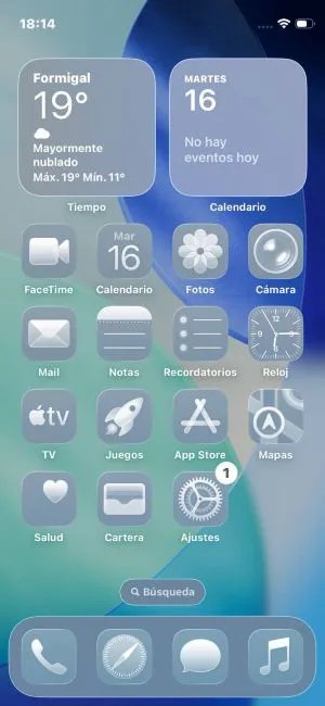 Geeknetic If you don't like liquid glass in iOS 26, so you can disable it on iPhone 10