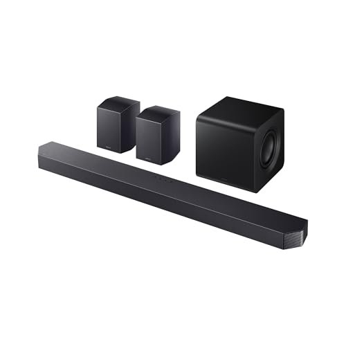 SAMSUNG Sound Bar HW-Q930F/ZF 2025 - Wireless Dolby Atmos, Q-Symphony, 9.1.4 channels, SpaceFit Sound Pro and compatibility with voice assistants