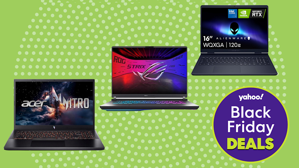 Black Friday brings deals on gaming laptops. 