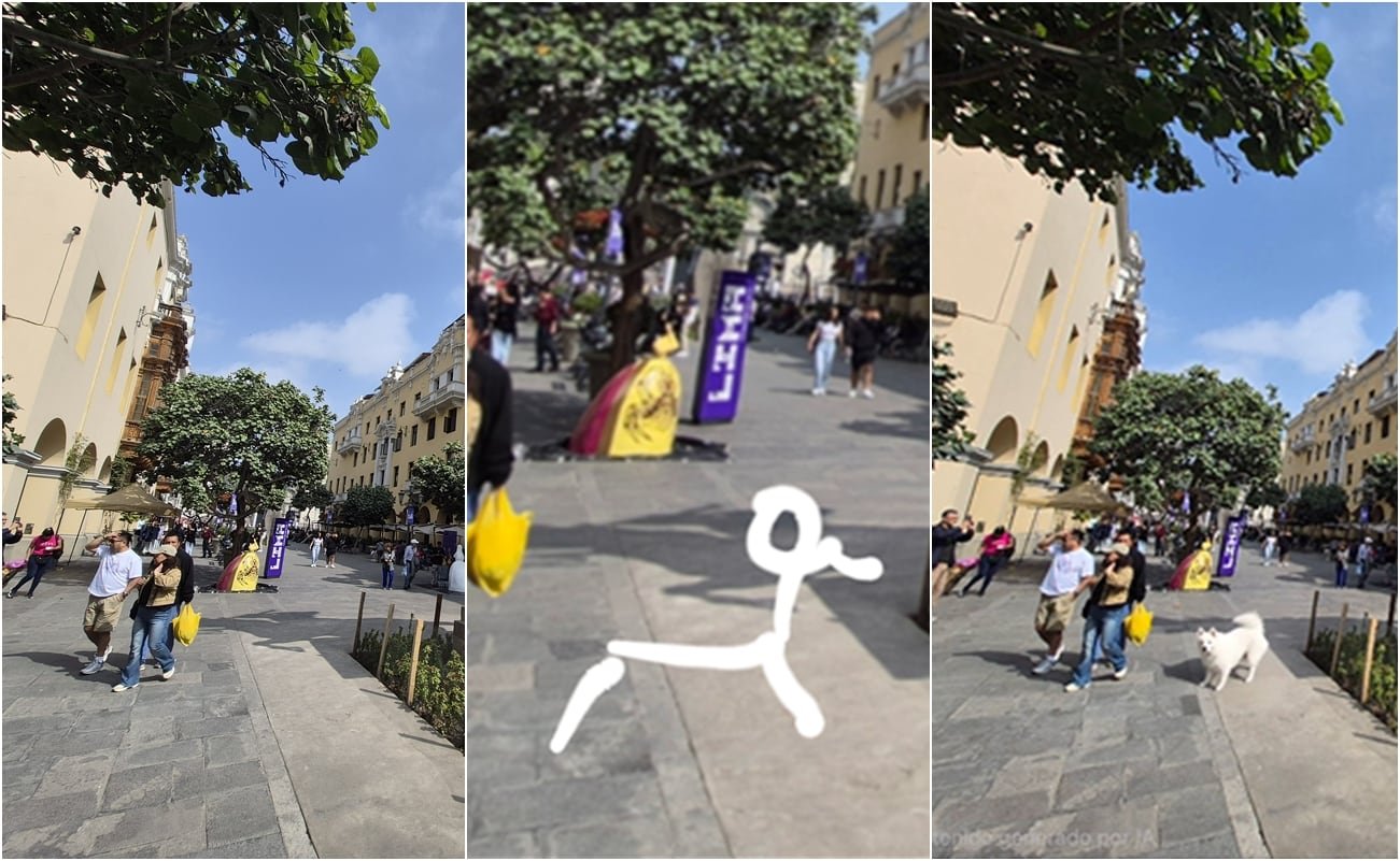 The Galaxy S25 FE opens up possibilities for working with artificial intelligence, such as drawing on photos to create new versions.