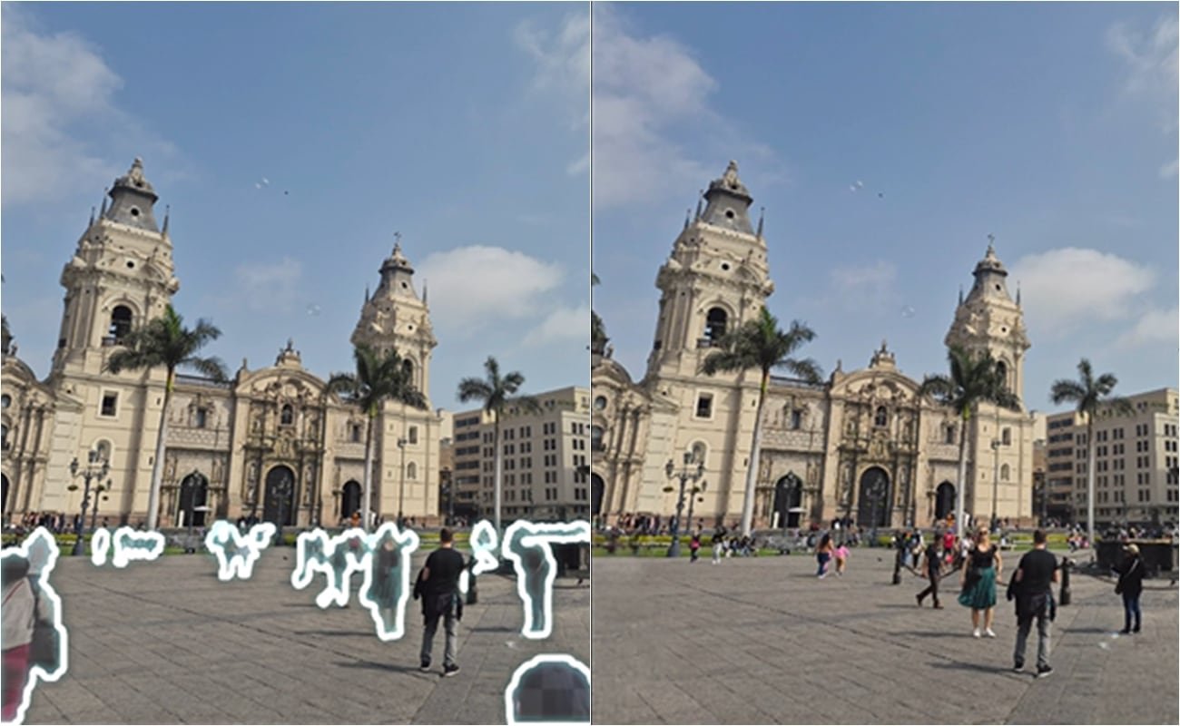 Galaxy AI allows you to edit photos by removing some elements.